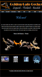 Mobile Screenshot of goldengategeckos.com